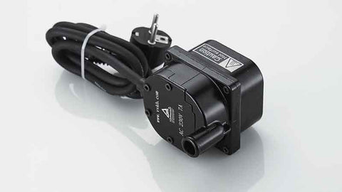 Engine block heater with built-in circulation pump