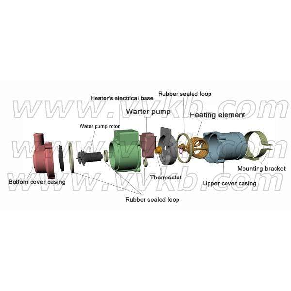 Vvkb engine heater Titan-P5 for Trucks, Generators - RV Heater